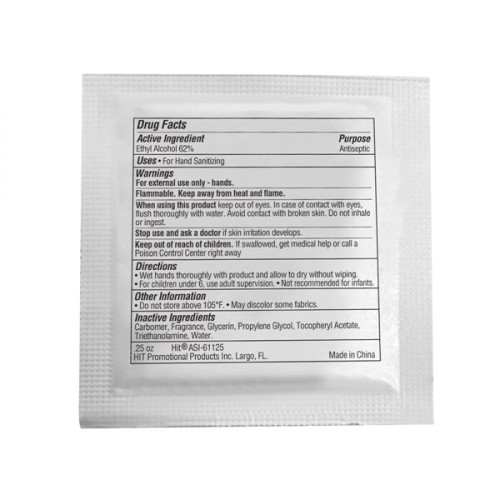 Single Use Gel Sanitizer Packet