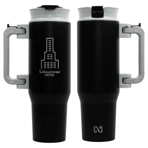 NAYAD® Genesis 40 oz Stainless Steel Double-Wall Mug with F