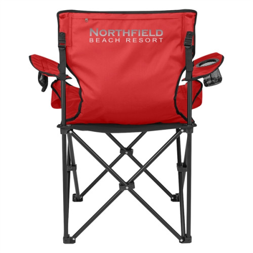 Deluxe Padded Folding Chair With Carrying Bag