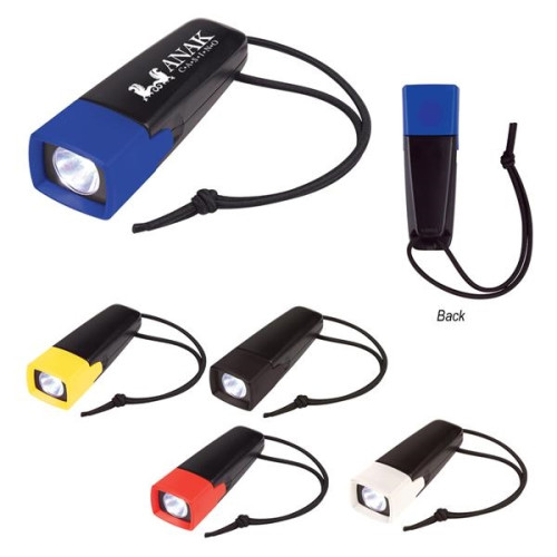 COB Flashlight With Strap