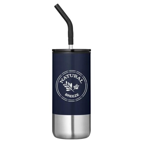 Summit 16 oz Insulated Tumbler With Straw