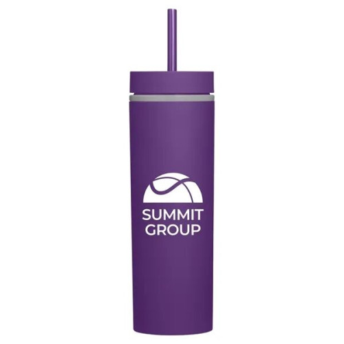 Adventure 16 oz Insulated Tumbler With Straw
