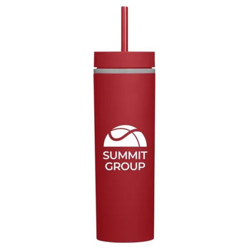 Adventure 16 oz Insulated Tumbler With Straw