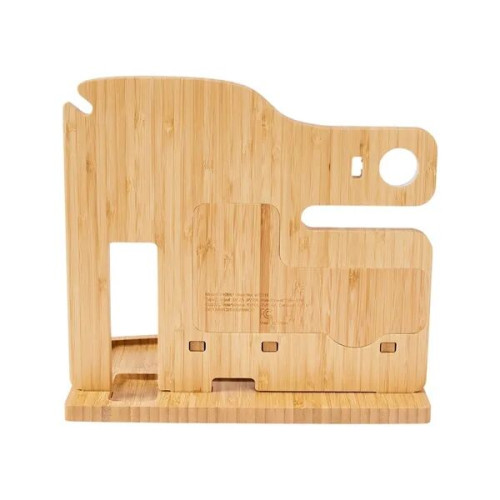 Portia Bamboo Charging Valet Station