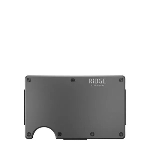 Ridge Wallet Titanium w/ Money Clip