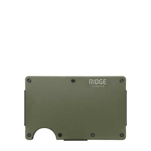 Ridge Wallet Titanium w/ Money Clip