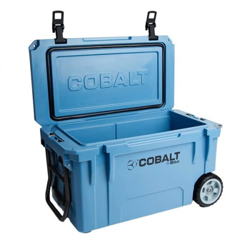 Blue Coolers 55 Qt Cobalt 5 Day Ice Box with Wheels