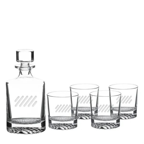 Polar Camel Decanter Set w/ 9 oz. Glasses and Gift Box
