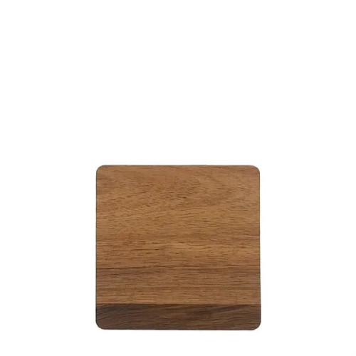Acacia Wood Square Coaster Set