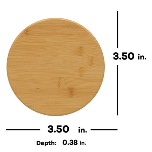 Round Bamboo Coaster