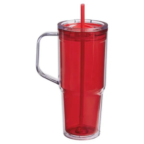 Hampton 32 oz Recycled AS Double Wall Tumbler With Handle