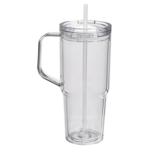 Hampton 32 oz Recycled AS Double Wall Tumbler With Handle