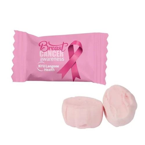 4 Color Process Wrapped Pink Buttermints