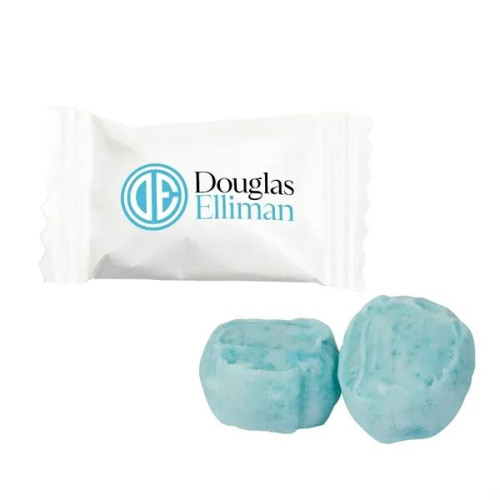 4 Color Process Wrapped Blue Buttermints