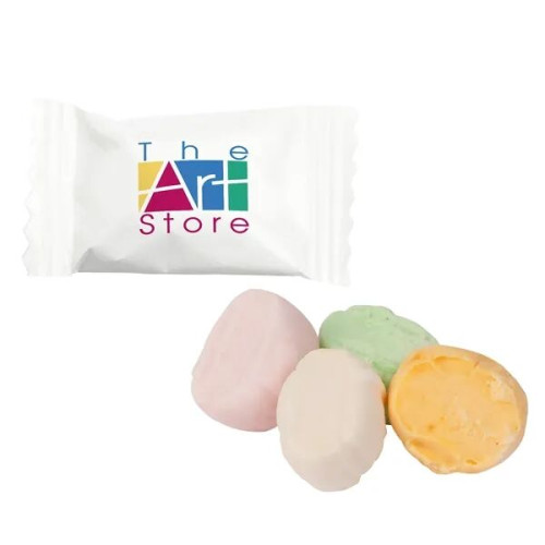 4 Color Process Wrapped Pastel Buttermints