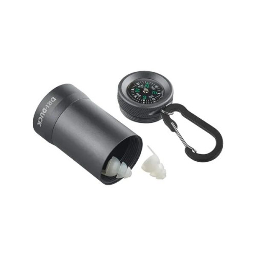 Dri Duck. Storage COB Flashlight With Earplugs and Compass.