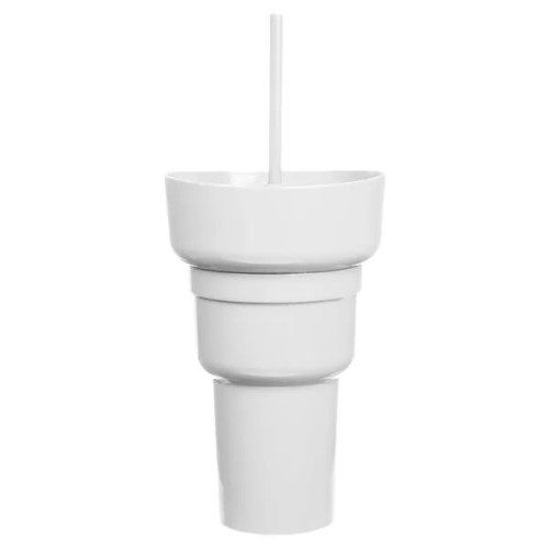 Team 365 1L Recycled PP Stadium Tumbler with Snack Bowl