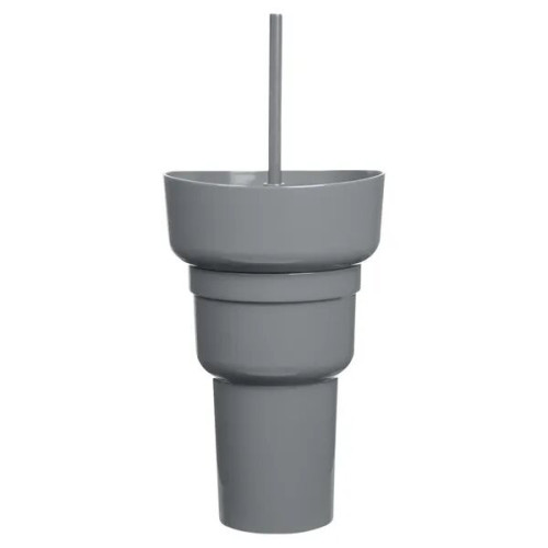 Team 365 1L Recycled PP Stadium Tumbler with Snack Bowl