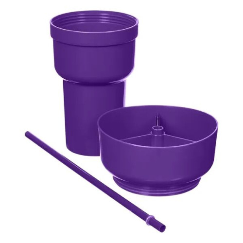 Team 365 1L Recycled PP Stadium Tumbler with Snack Bowl