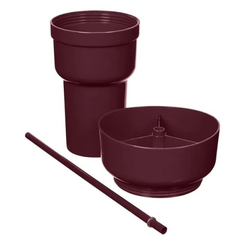 Team 365 1L Recycled PP Stadium Tumbler with Snack Bowl