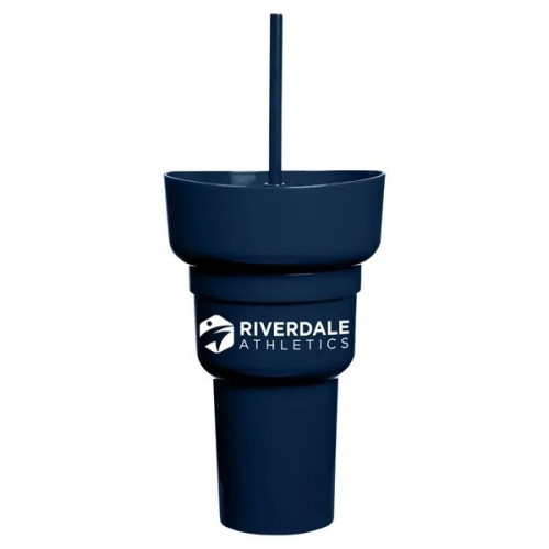 Team 365 1L Recycled PP Stadium Tumbler with Snack Bowl