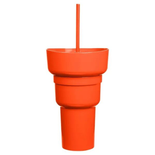Team 365 1L Recycled PP Stadium Tumbler with Snack Bowl