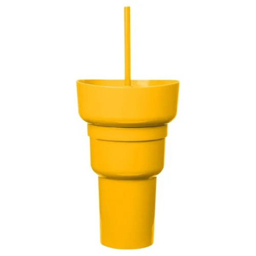 Team 365 1L Recycled PP Stadium Tumbler with Snack Bowl