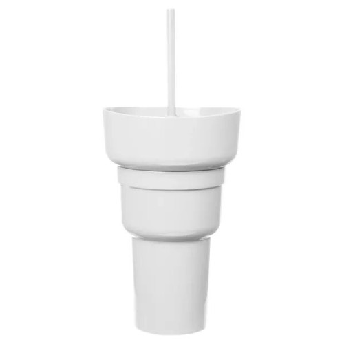 Team 365 1L Recycled PP Stadium Tumbler with Snack Bowl