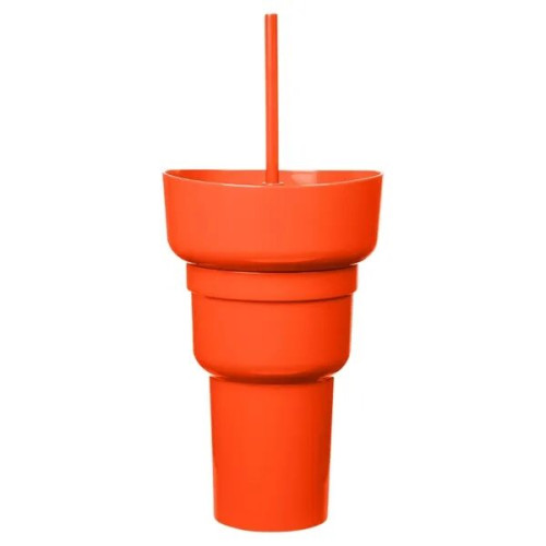 Team 365 1L Recycled PP Stadium Tumbler with Snack Bowl