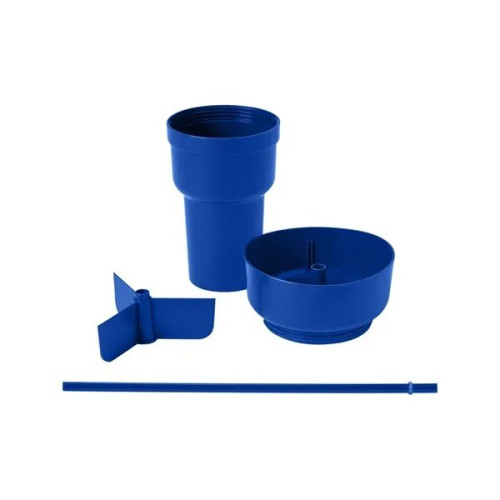 Team 365 1L Recycled PP Stadium Tumbler with Snack Bowl