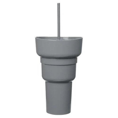 Team 365 1L Recycled PP Stadium Tumbler with Snack Bowl
