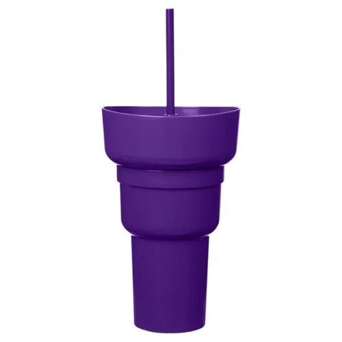 Team 365 1L Recycled PP Stadium Tumbler with Snack Bowl