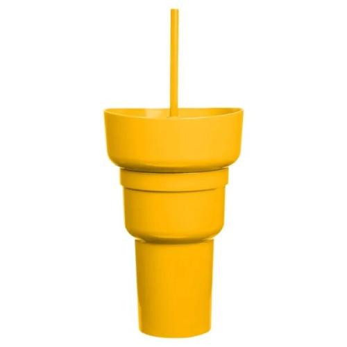 Team 365 1L Recycled PP Stadium Tumbler with Snack Bowl
