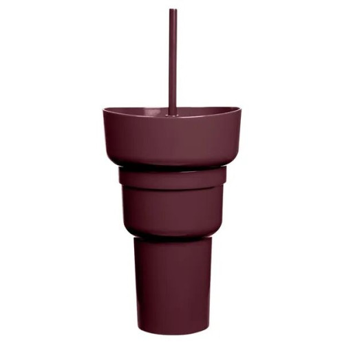 Team 365 1L Recycled PP Stadium Tumbler with Snack Bowl