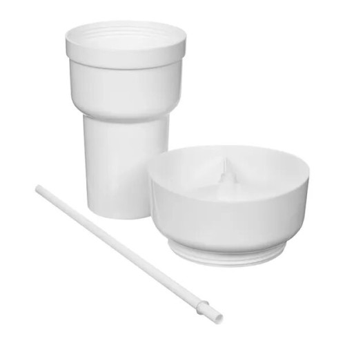 Team 365 1L Recycled PP Stadium Tumbler with Snack Bowl