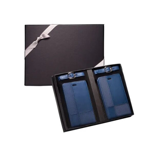 Leeman Tuscany™ Duo-Textured Luggage Tags Gift Set