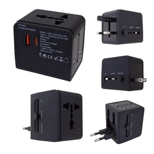 20W Universal Travel Adapter With Type-C