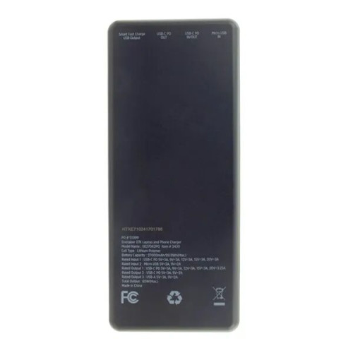 27,000 mAh Energizer® 65W Laptop Power Bank