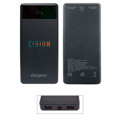 10,000 mAh Energizer® PD Power Bank