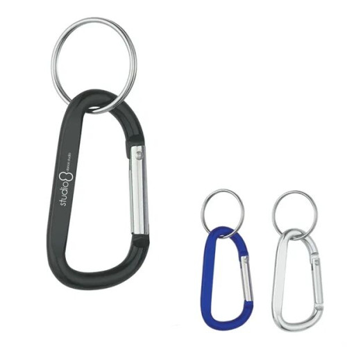 6mm Carabiner With Split Ring