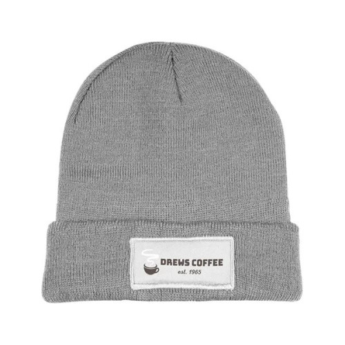 Knit Beanie With Patch