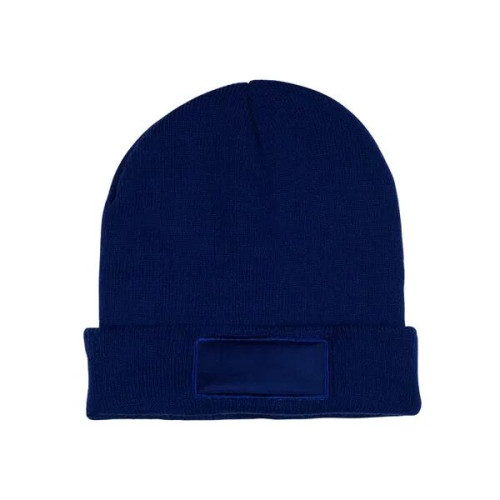 Knit Beanie With Patch