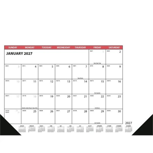 Skinner & Kennedy® Desk Pad Calendar