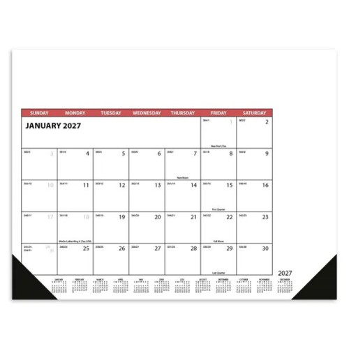Skinner & Kennedy® Desk Pad Calendar