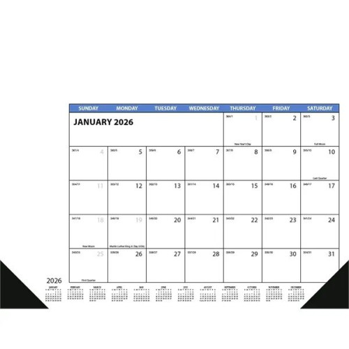 Skinner & Kennedy® Desk Pad Calendar