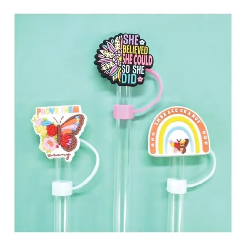 Custom Straw Toppers