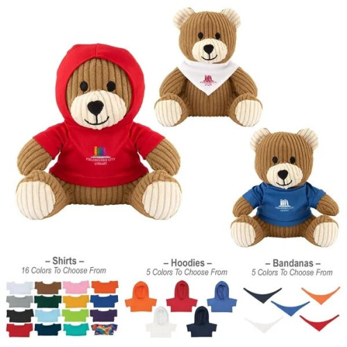 6" Barry Corduroy Bear