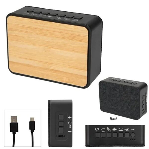 Sound Asleep Bamboo White Noise Machine & Speaker 2.0