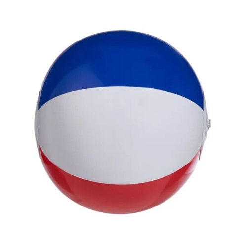 10" Patriotic Red, White And Blue Beach Ball