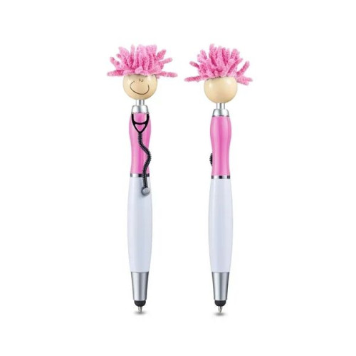 MopToppers Screen Cleaner With Stethoscope Stylus Pen